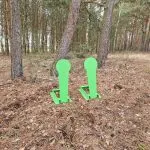Popper IPSC 60 cm stalowy – zdjęcie 4
